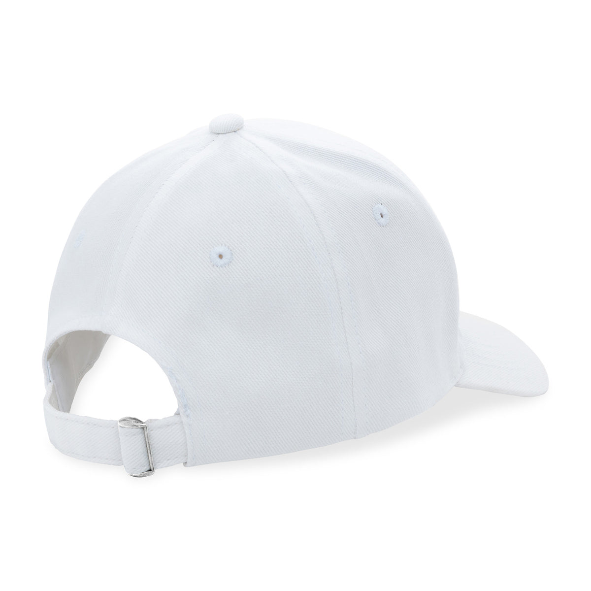 Impact Recycled Cotton Cap, 6 Panel Embroidery - White - View 3