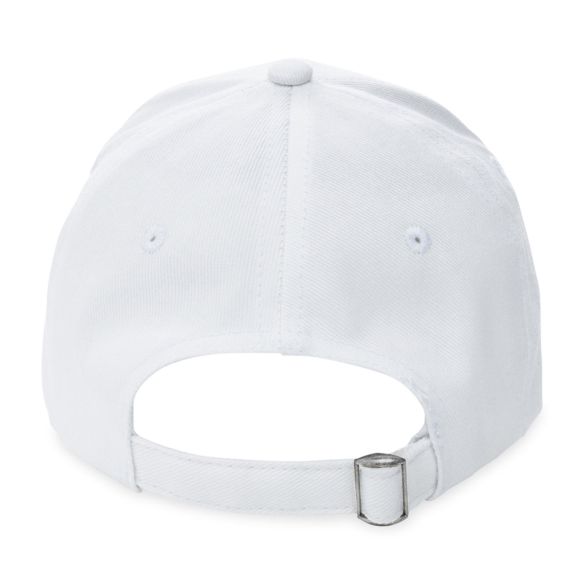 Impact Recycled Cotton Cap, 6 Panel Embroidery - White - View 6