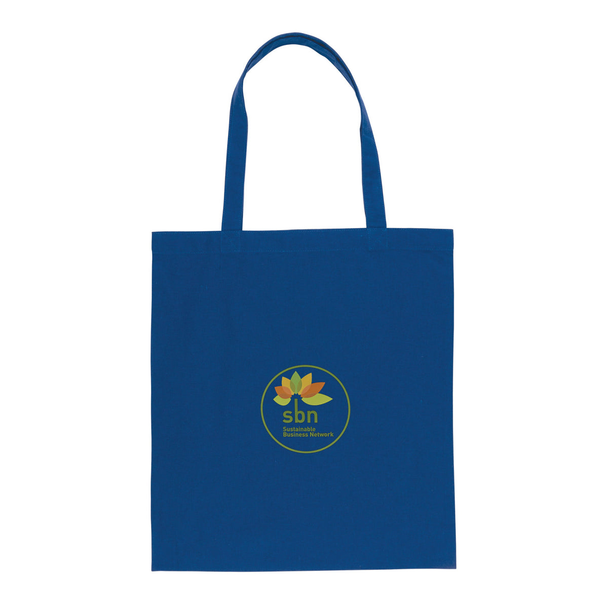 Impact Recycled Cotton Tote with Gusset, 145 gsm Transfer - Blue - View 1