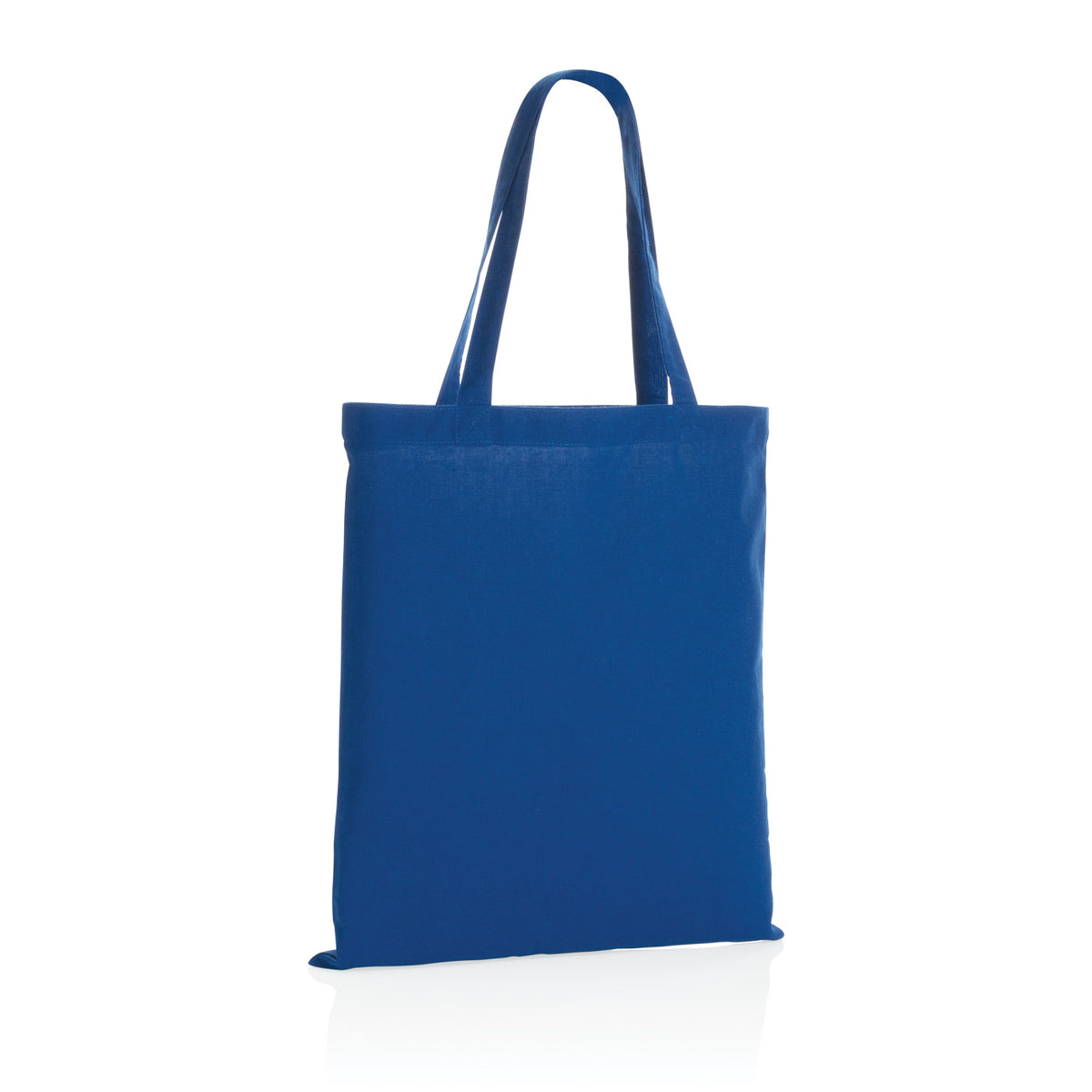 Impact Recycled Cotton Tote with Gusset, 145 gsm Transfer - Blue - View 2