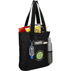 Infinity Convention Tote with Key Ring Embroidery - Black - Photo