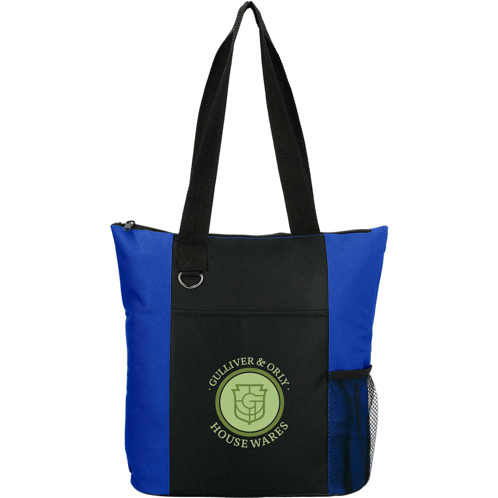 Infinity Convention Tote with Key Ring Embroidery - Royal Blue - Front