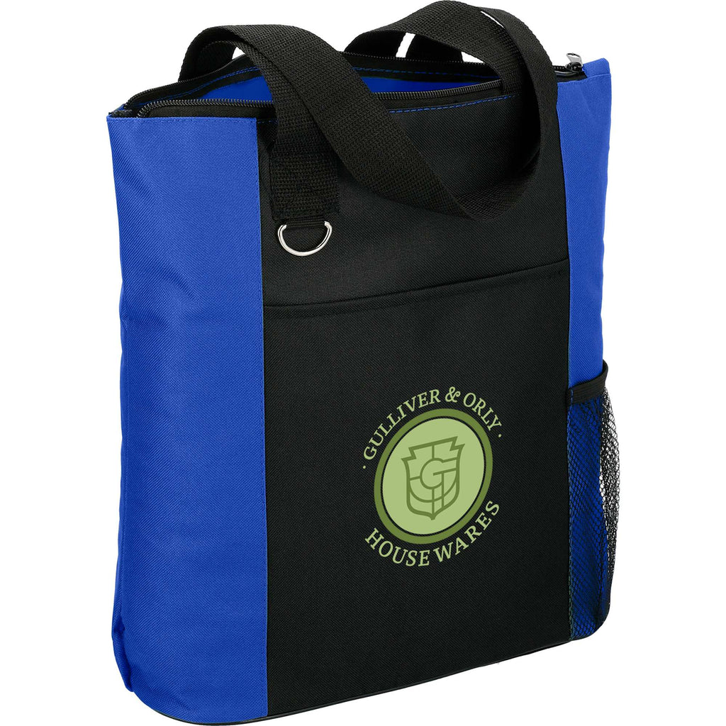 Infinity Convention Tote with Key Ring Embroidery - Royal Blue - Right Angle