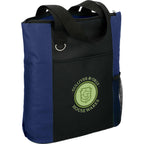 Infinity Convention Tote with Key Ring Full Color - Navy - Right Angle