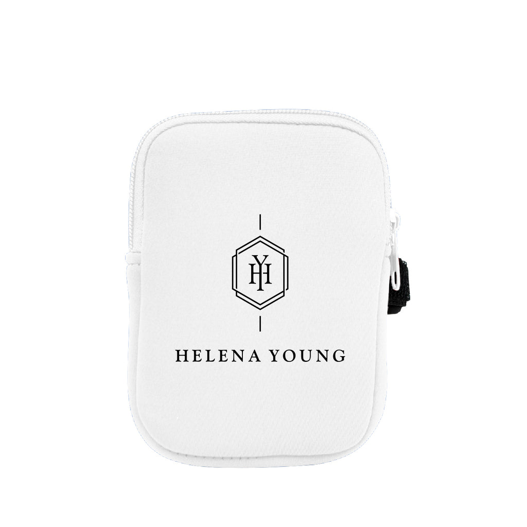 Intrepid Pouch for Water Bottles - White - Silk Screen