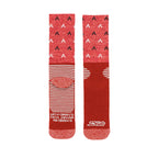 ISlide Socks, Statement - Red - Dye_Sublimation
