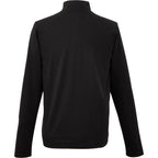 Izu Everything Eco Stretch Quarter Zip for Men Embroidery - Black - Back