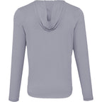 Izu Everything Performance Hoodie for Men Embroidery - Light Grey - Back