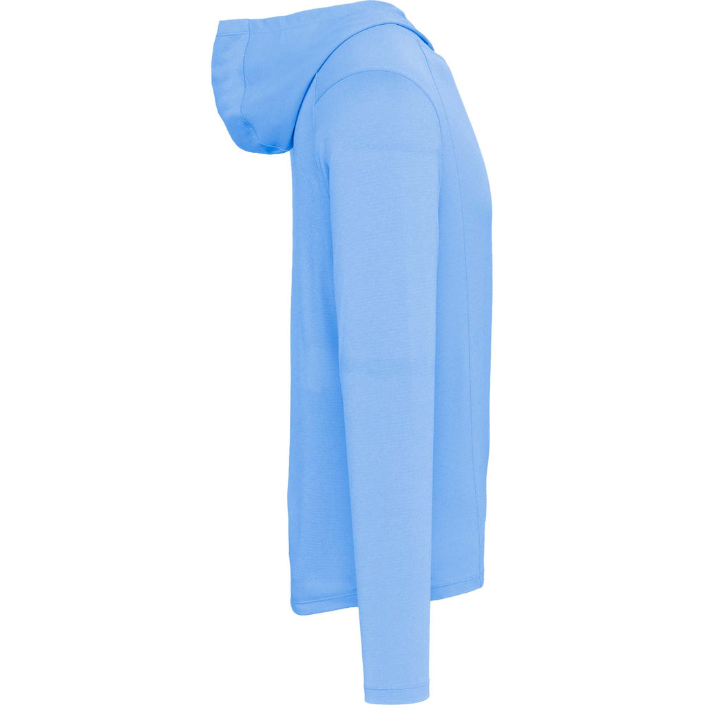 Izu Everything Performance Hoodie for Men Embroidery - Sky - Right Side