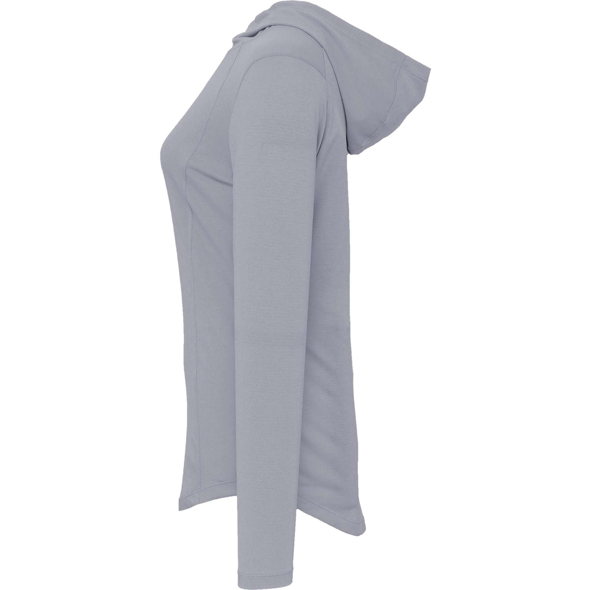 Izu Everything Performance Hoodie for Women Embroidery - Light Grey - Left Side