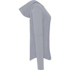 Izu Everything Performance Hoodie for Women Embroidery - Light Grey - Right Side