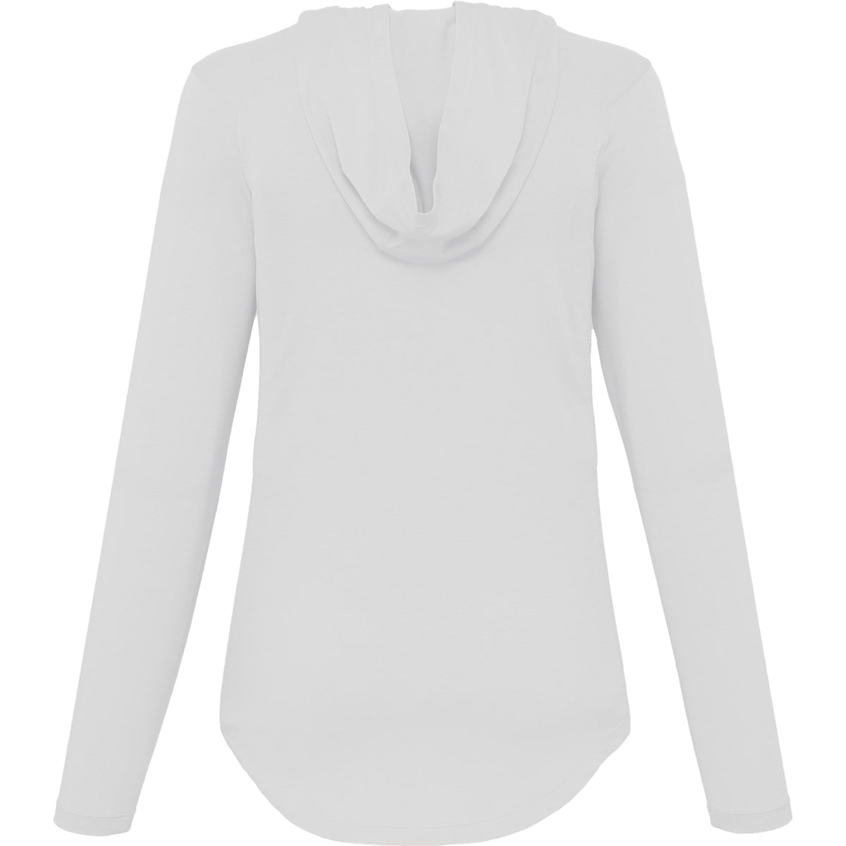Izu Everything Performance Hoodie for Women Embroidery - White - Back