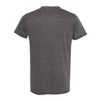 J. America Unisex Zen Jersey T-Shirt - Dark Smoke - Back
