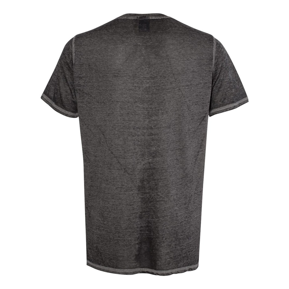 J. America Unisex Zen Jersey T-Shirt - Twisted Black - Back