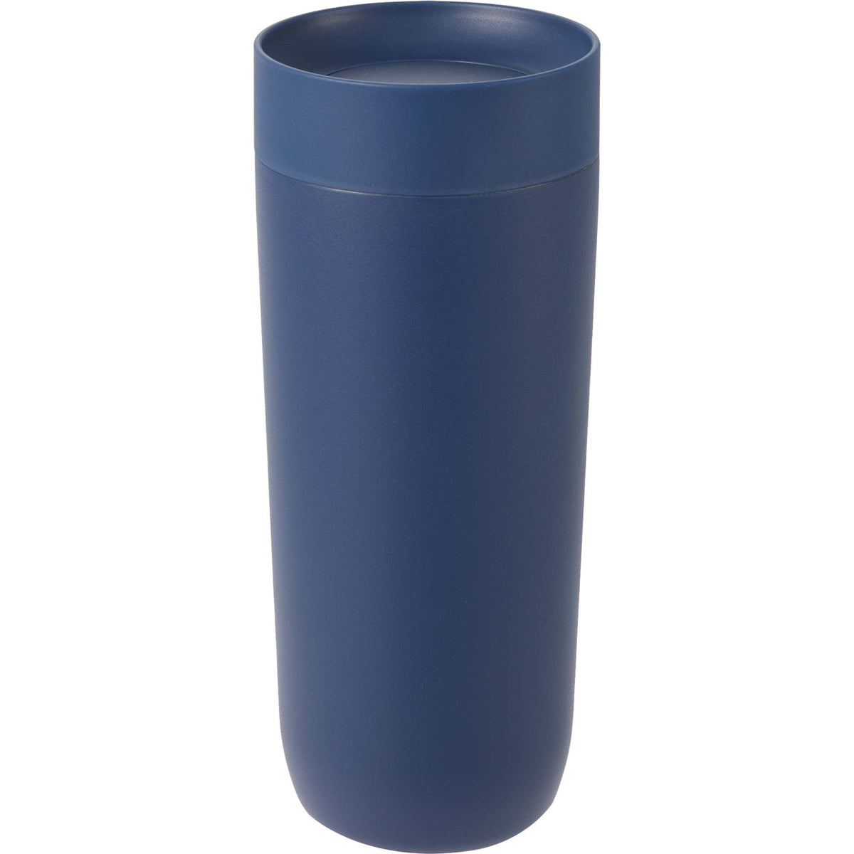 Jared Tumbler with 360 Degree Sip Lid, 16 oz Full Color - Navy - Back
