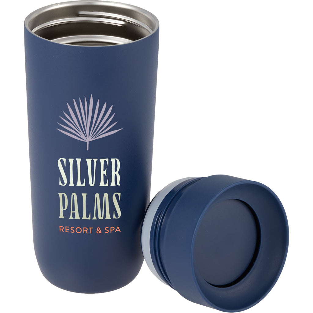 Jared Tumbler with 360 Degree Sip Lid, 16 oz Full Color - Navy - Detail