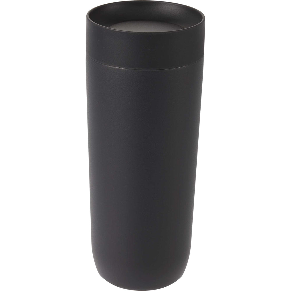 Jared Tumbler with 360 Degree Sip Lid, 16 oz Laser Engraving - Black - Back