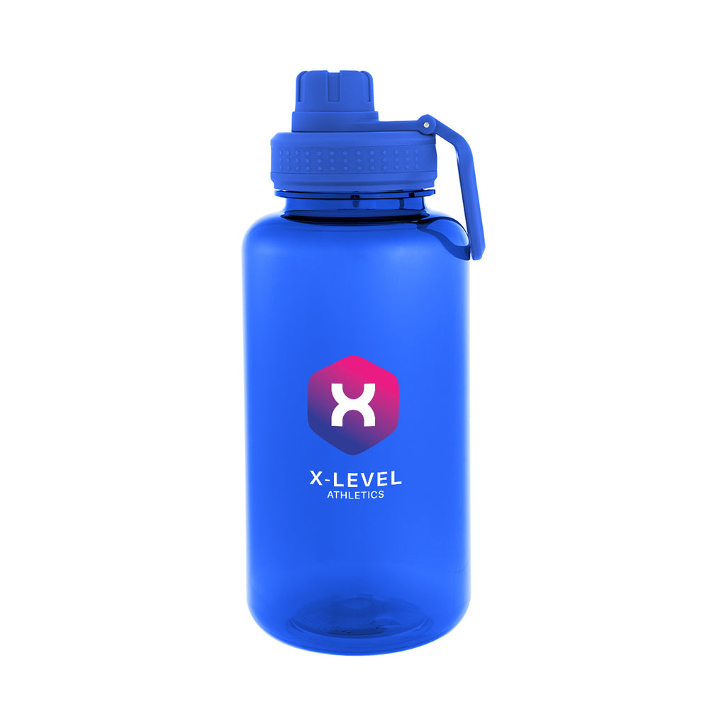 Jessie Bottle in Recycled PET, 34 oz - Blue - Colorbrite