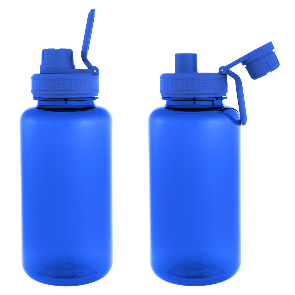 Jessie Bottle in Recycled PET, 34 oz - Blue - Front
