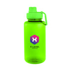 Jessie Bottle in Recycled PET, 34 oz - Lime Green - Colorbrite