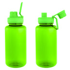 Jessie Bottle in Recycled PET, 34 oz - Lime Green - Front