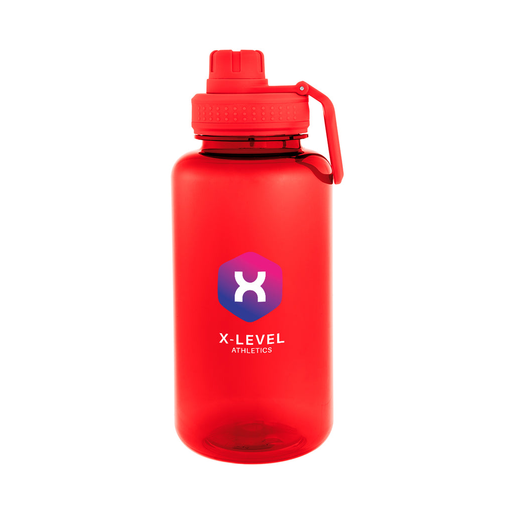 Jessie Bottle in Recycled PET, 34 oz - Red - Colorbrite
