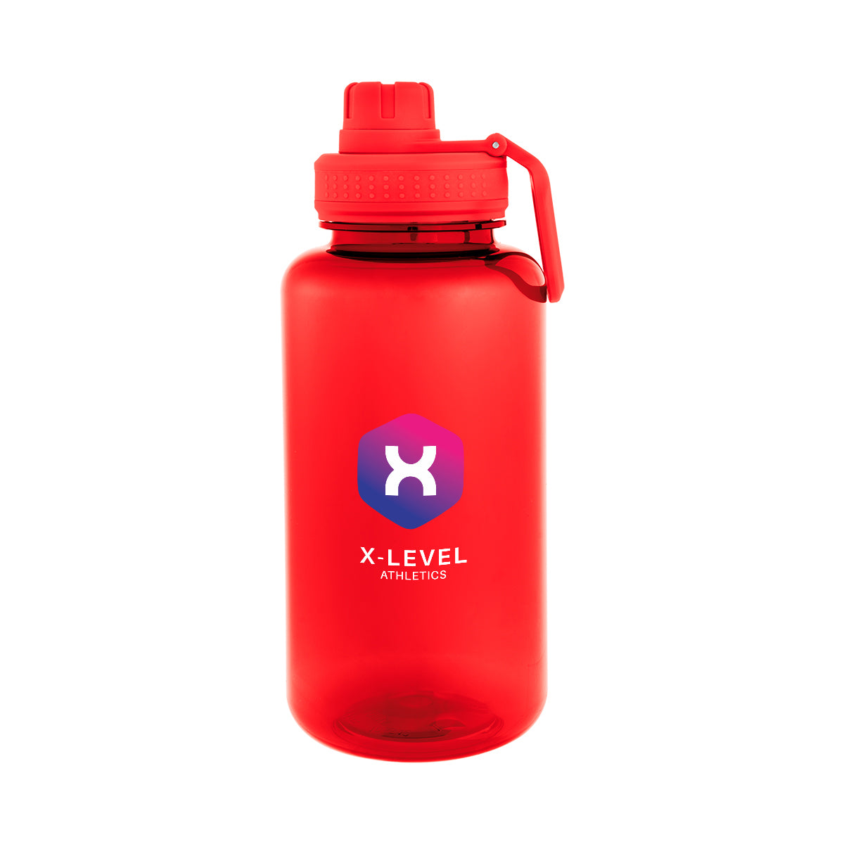 Jessie Bottle in Recycled PET, 34 oz - Red - Colorbrite