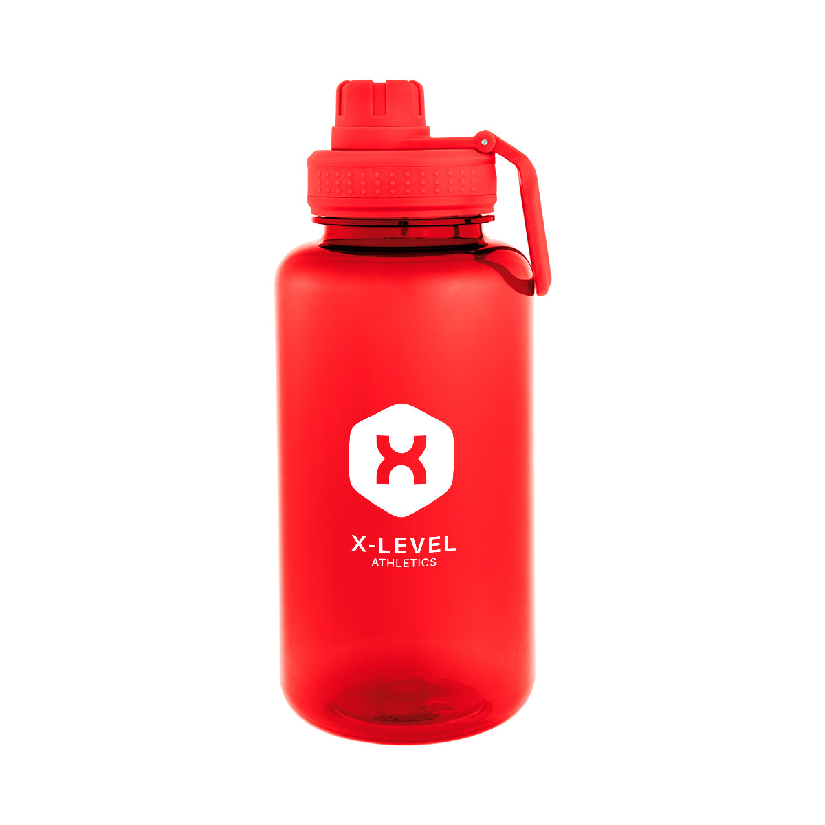Jessie Bottle in Recycled PET, 34 oz - Red - Silk Screen