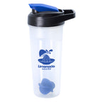 Jet Shaker Bottle, 21 oz - Blue - Silk Screen