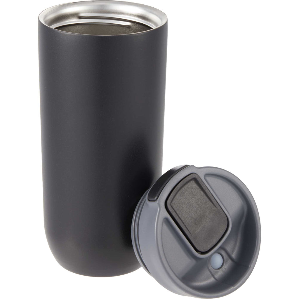 Joshua Recycled Travel Tumbler with Push-Button Lid, 17 oz Full Color - Black - Detail