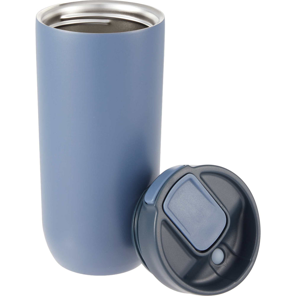 Joshua Recycled Travel Tumbler with Push-Button Lid, 17 oz Full Color - Blue - Detail