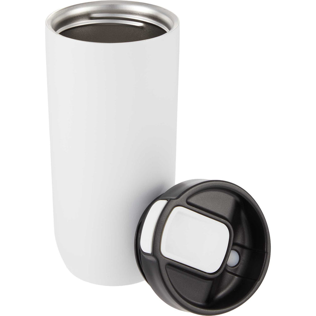 Joshua Recycled Travel Tumbler with Push-Button Lid, 17 oz Full Color - White - Detail
