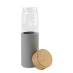 Journey Tritan Bottle with Bamboo Lid, 20 oz - Dove Grey - View 2