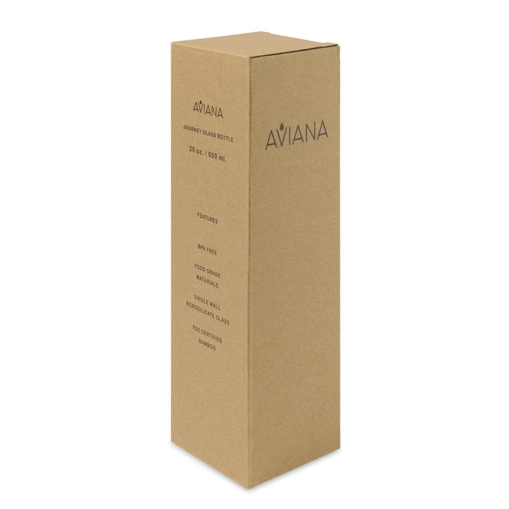 Journey Tritan Bottle with Bamboo Lid, 20 oz Laser Engraving - Dove Grey - View 3