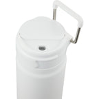 Kara Insulated Bottle with Swivel Lid in Recycled Steel, 24 oz - White - Detail 4