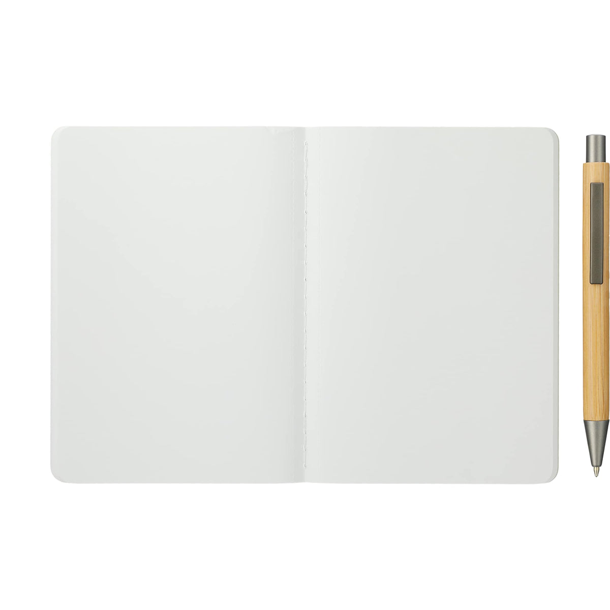 Karst Stone Paper Pocket Journal, 4.1 x 5.8 Inches - Beige - Front 2