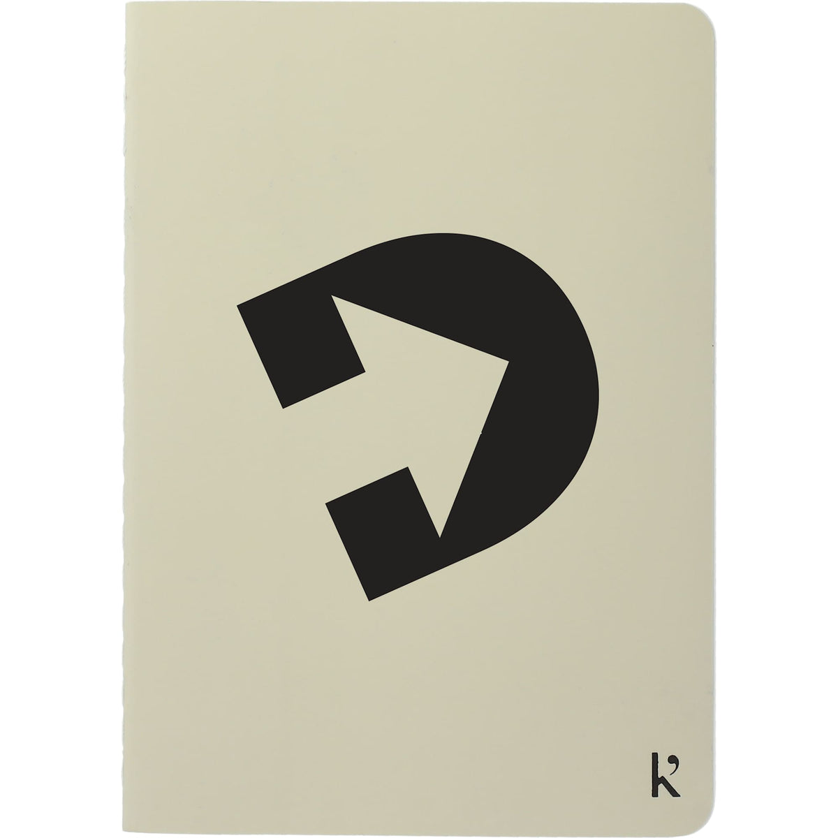 Karst Stone Paper Pocket Journal, 4.1 x 5.8 Inches - Beige - Front