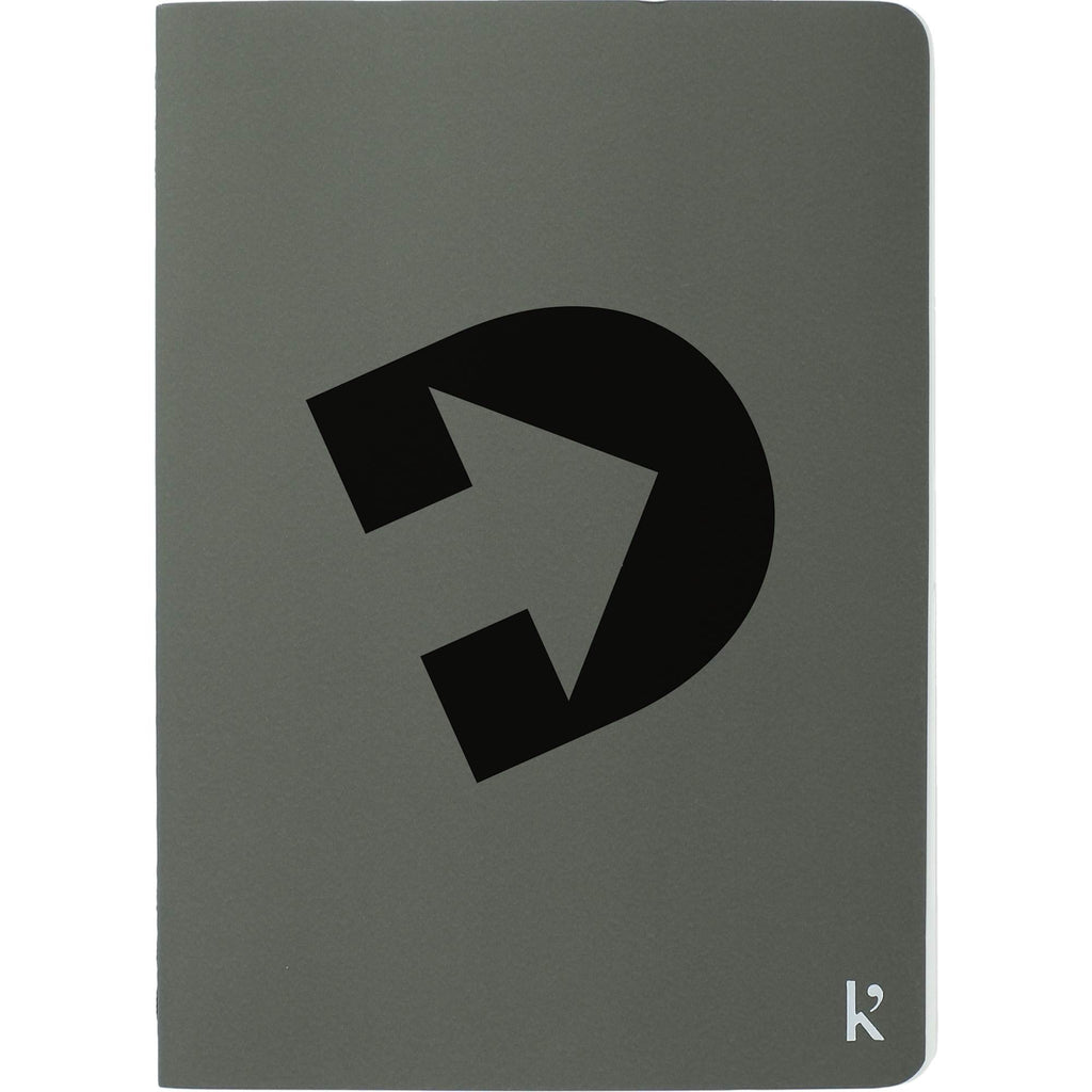 Karst Stone Paper Pocket Journal, 4.1 x 5.8 Inches - Gray - Front