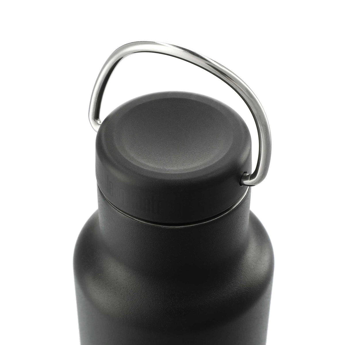 Klean Kanteen Eco Insulated Classic with Loop Cap, 20 oz Full Color - Black - Right Angle