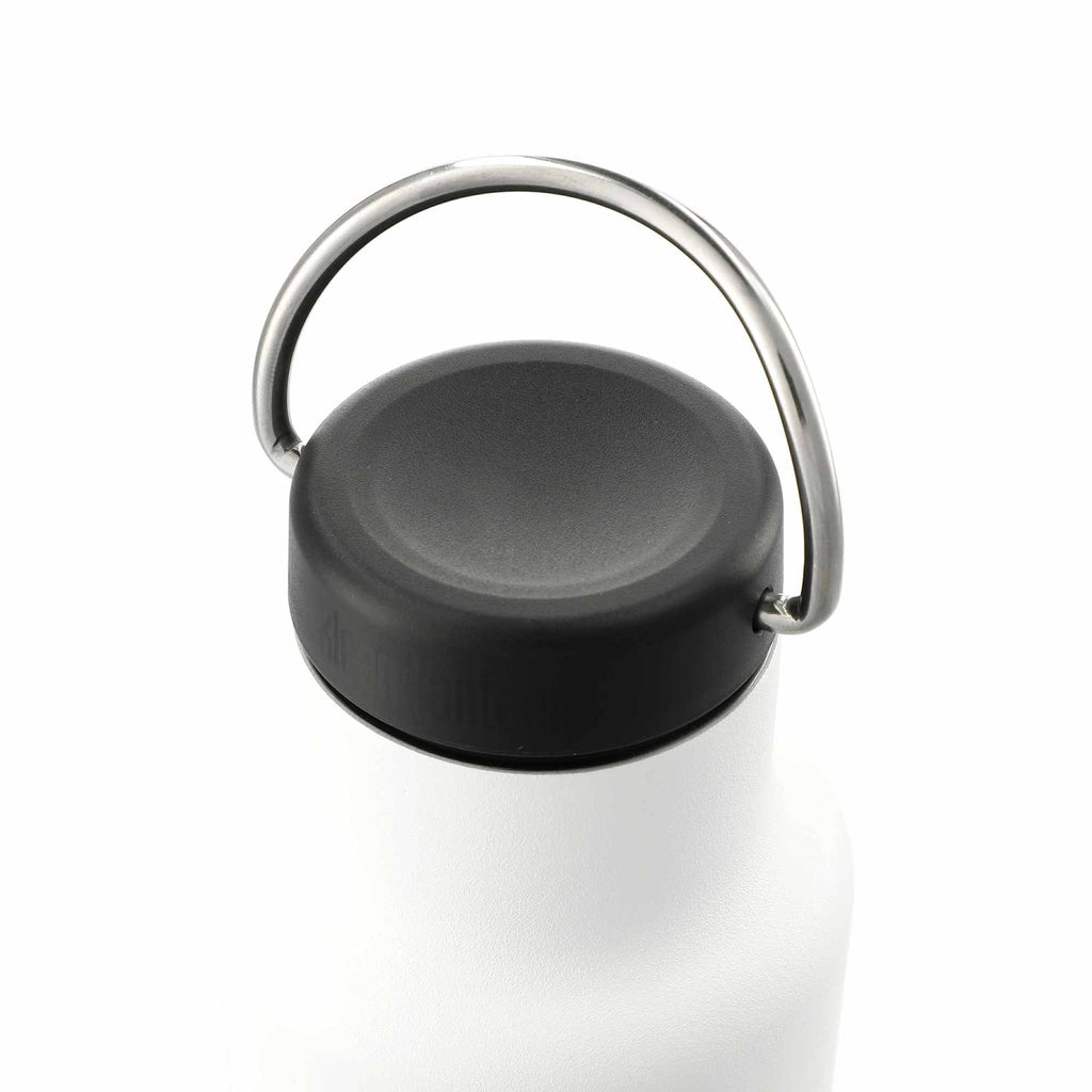 Klean Kanteen Eco Insulated Classic with Loop Cap, 20 oz Full Color - White - Right Angle