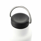Klean Kanteen Eco Insulated Classic with Loop Cap, 20 oz Laser Engraving - White - Right Angle