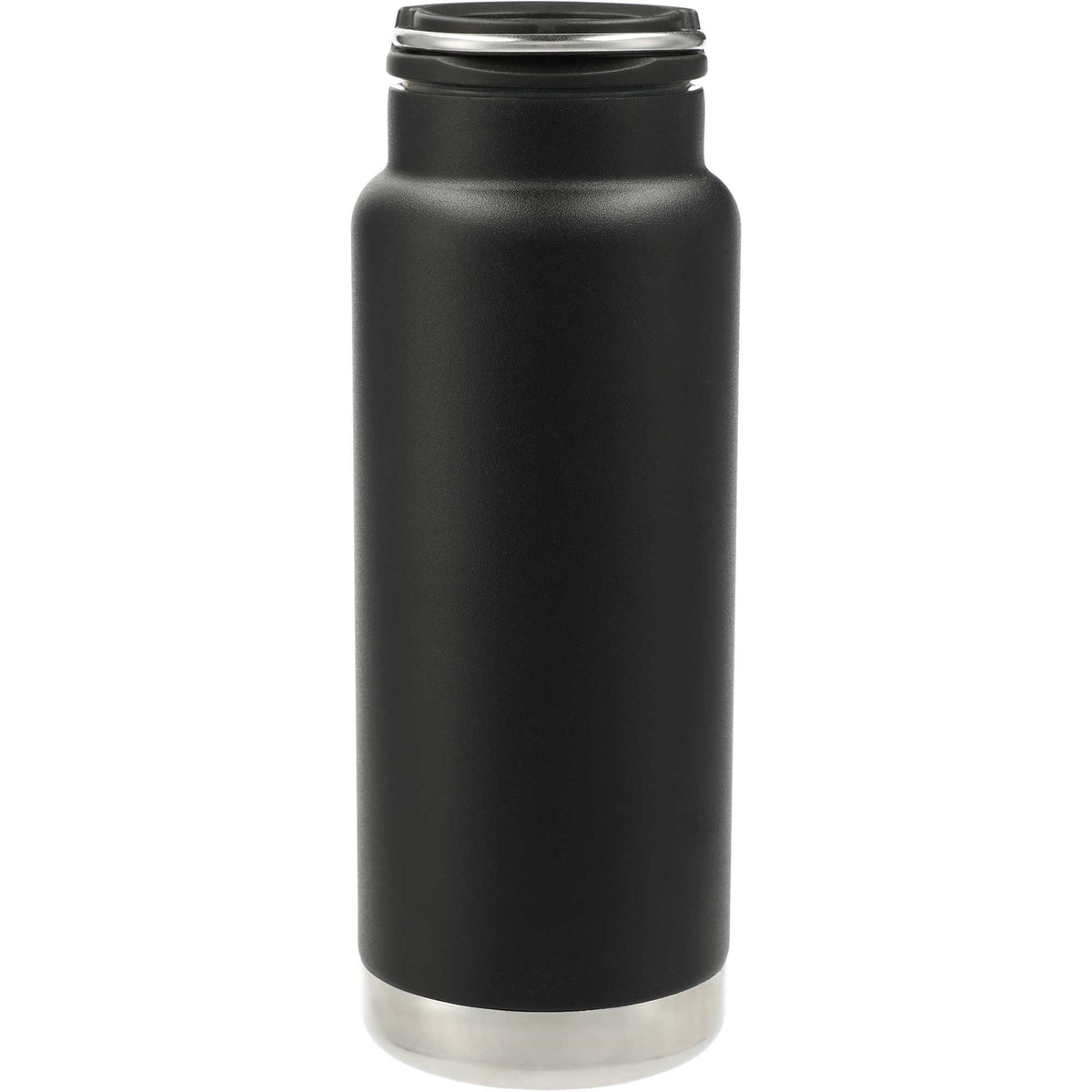 Klean Kanteen Eco TKWide with Loop Cap, 32 oz Full Color - Black - Back