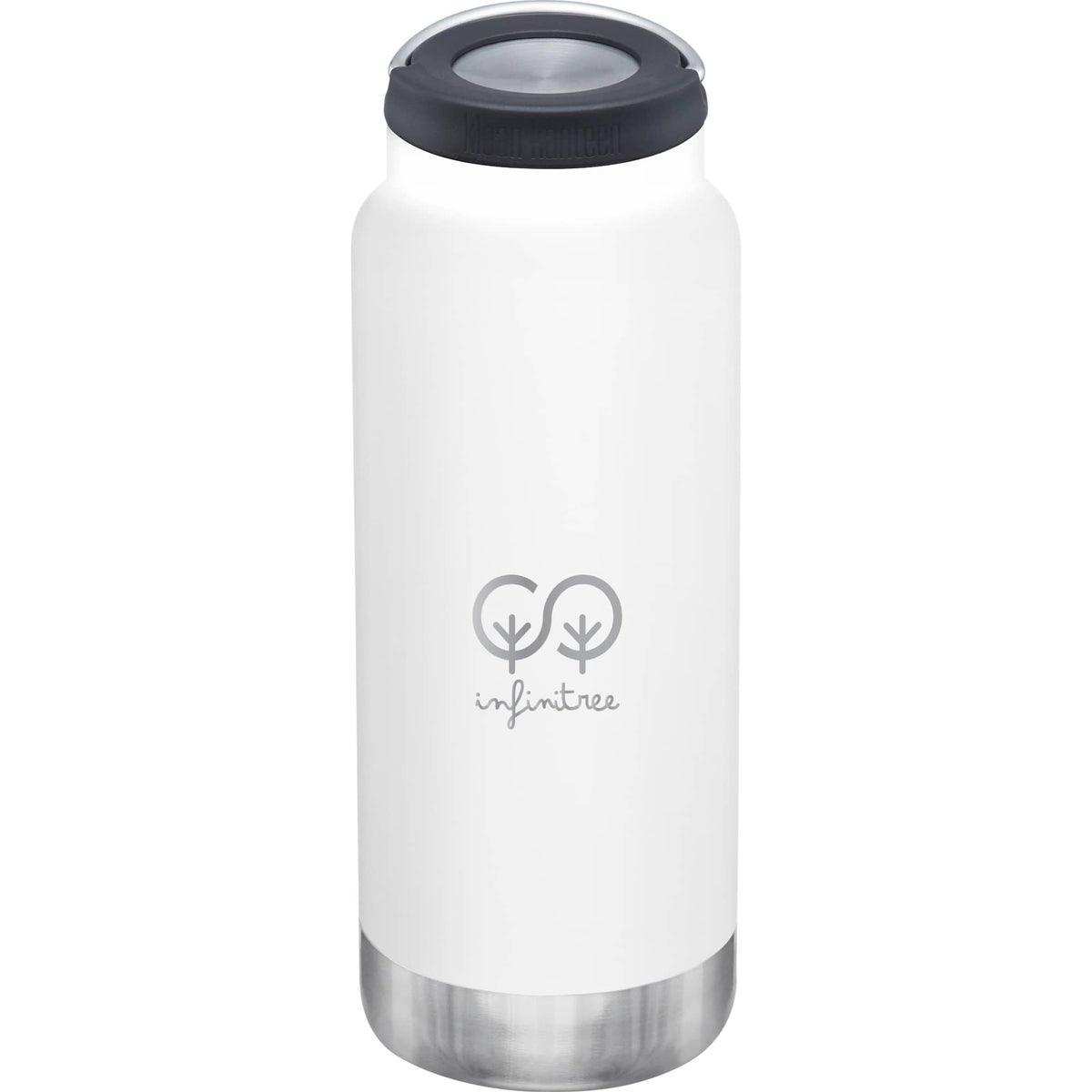 Klean Kanteen Eco TKWide with Loop Cap, 32 oz Full Color - White - Front 2