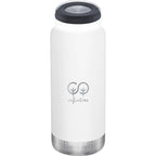 Klean Kanteen Eco TKWide with Loop Cap, 32 oz - White - Front 2