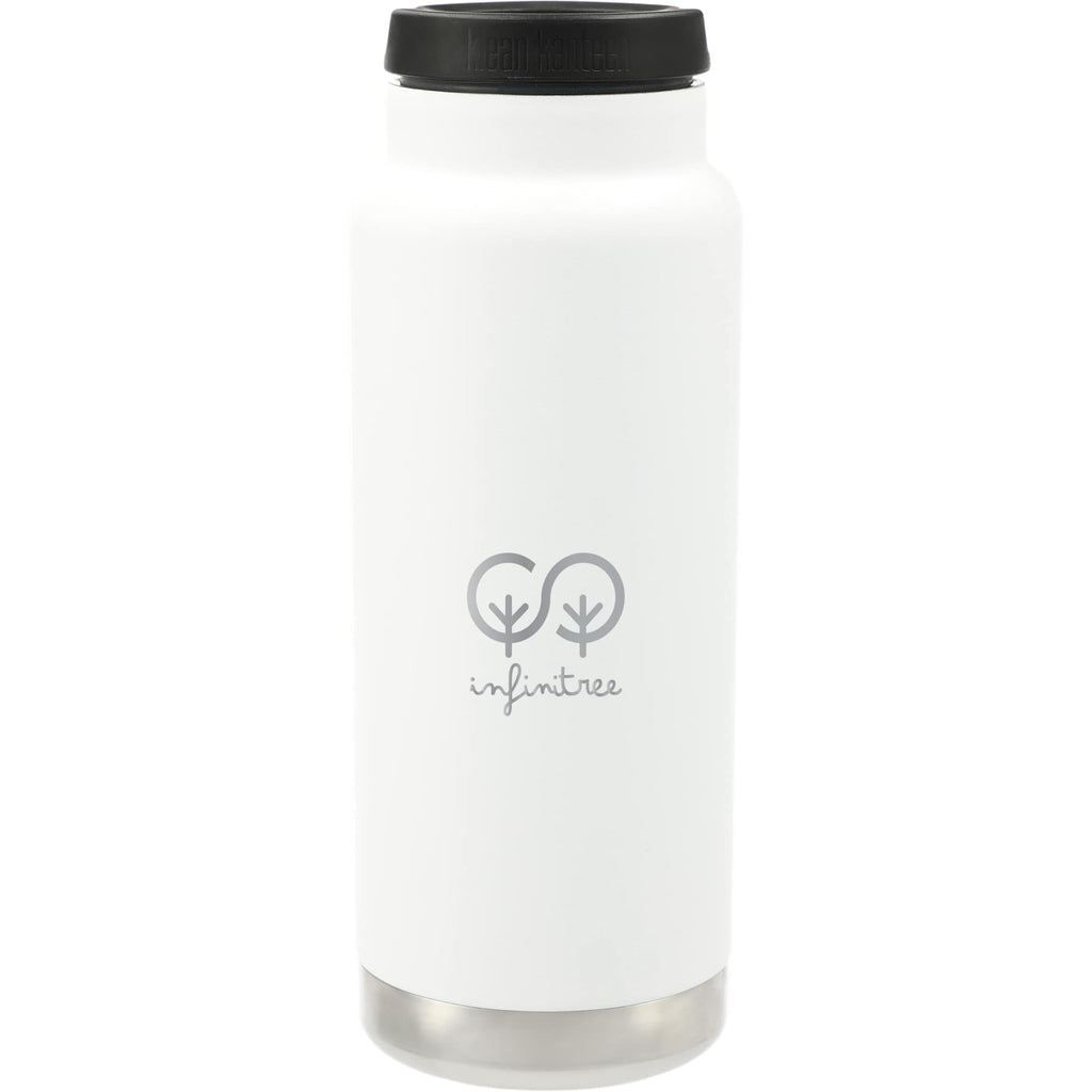 Klean Kanteen Eco TKWide with Loop Cap, 32 oz - White - Front