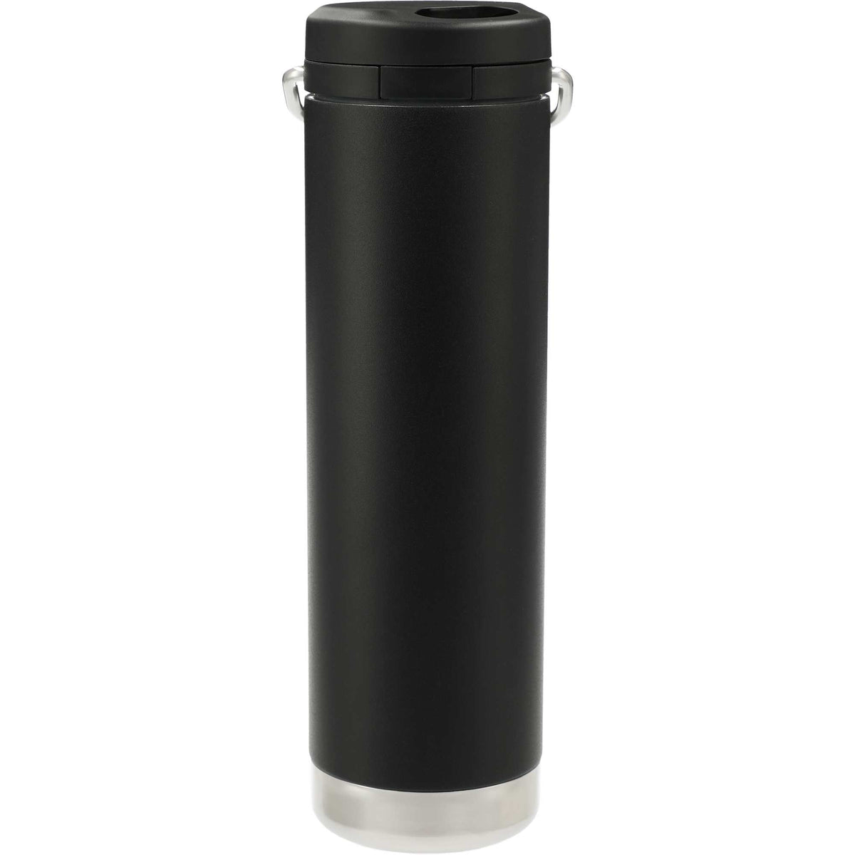 Klean Kanteen Eco TKWide with Straw Twist Cap, 20 oz Full Color - Black - Back