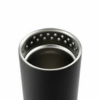 Klean Kanteen Eco TKWide with Straw Twist Cap, 20 oz Full Color - Black - Right Angle 3