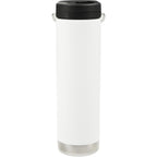 Klean Kanteen Eco TKWide with Straw Twist Cap, 20 oz Full Color - White - Back