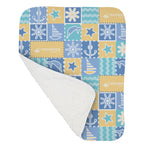Knit Sherpa Blanket, 30 x 40 Inches - 30" X 40" Knit Sherpa Blanket