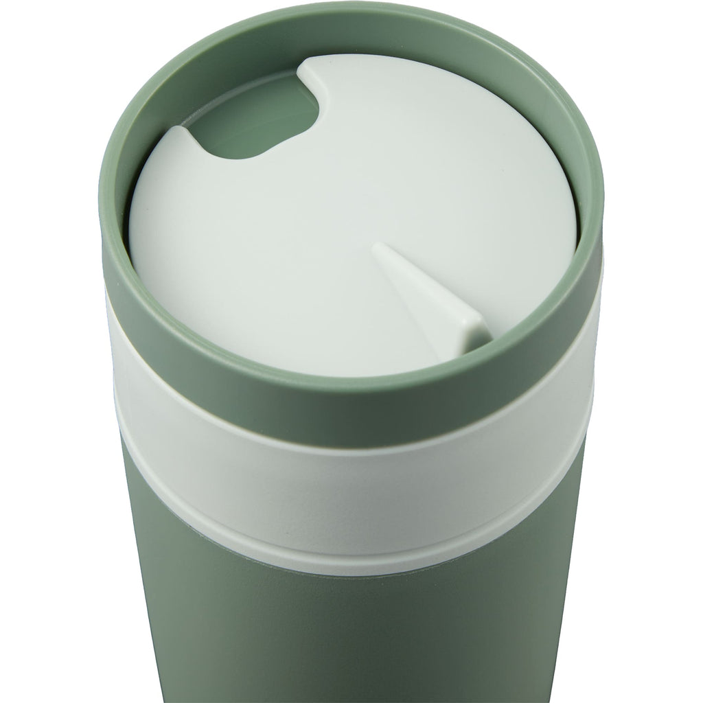 Kona Recycled Tumbler with Swivel Lid, 16 oz - Sage - Detail 4